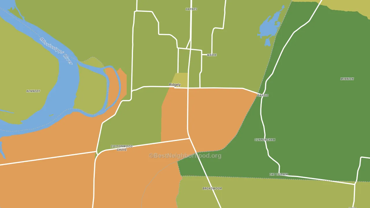 38080, TN block-group voter-turnout map