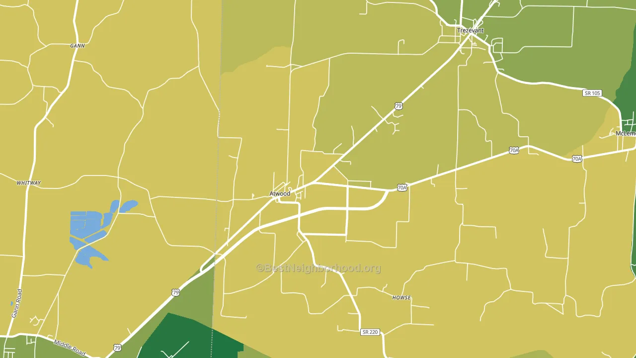 38220, TN block-group voter-turnout map