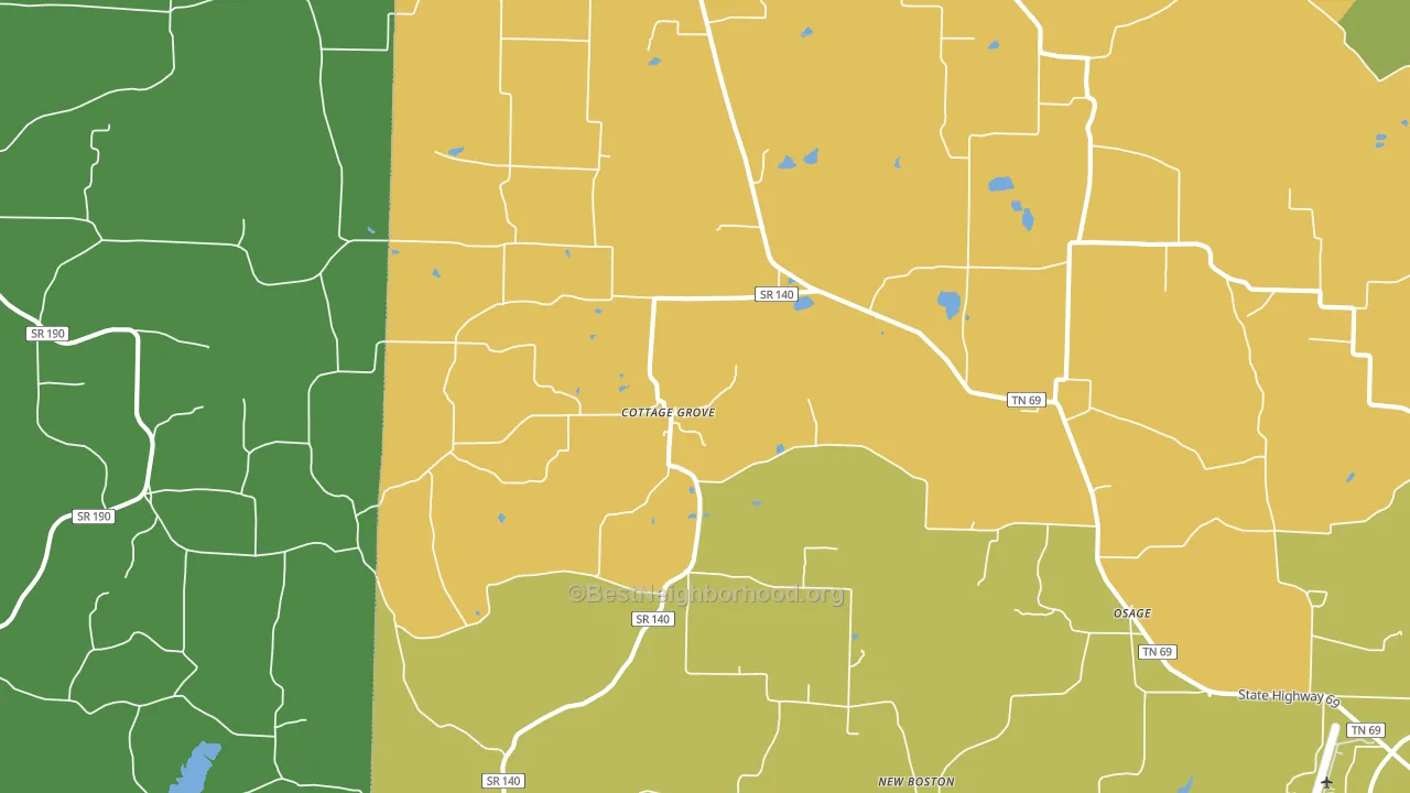 38224, TN block-group voter-turnout map