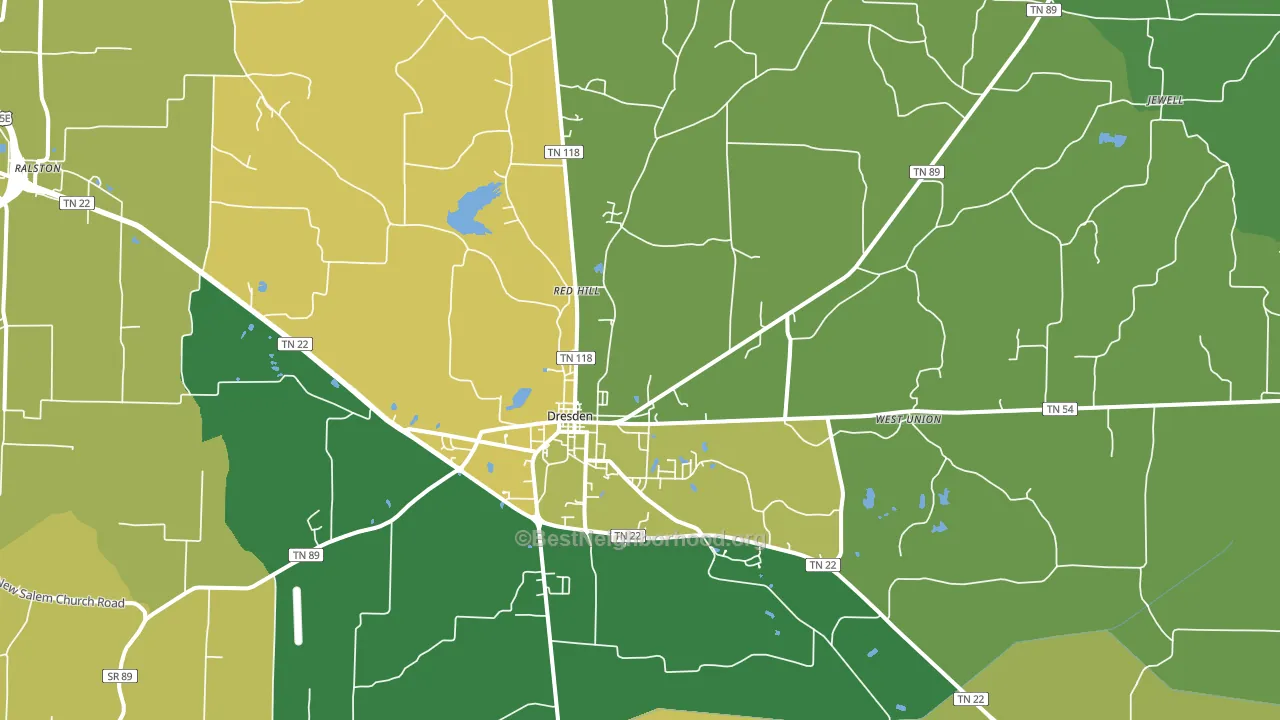 38225, TN block-group voter-turnout map