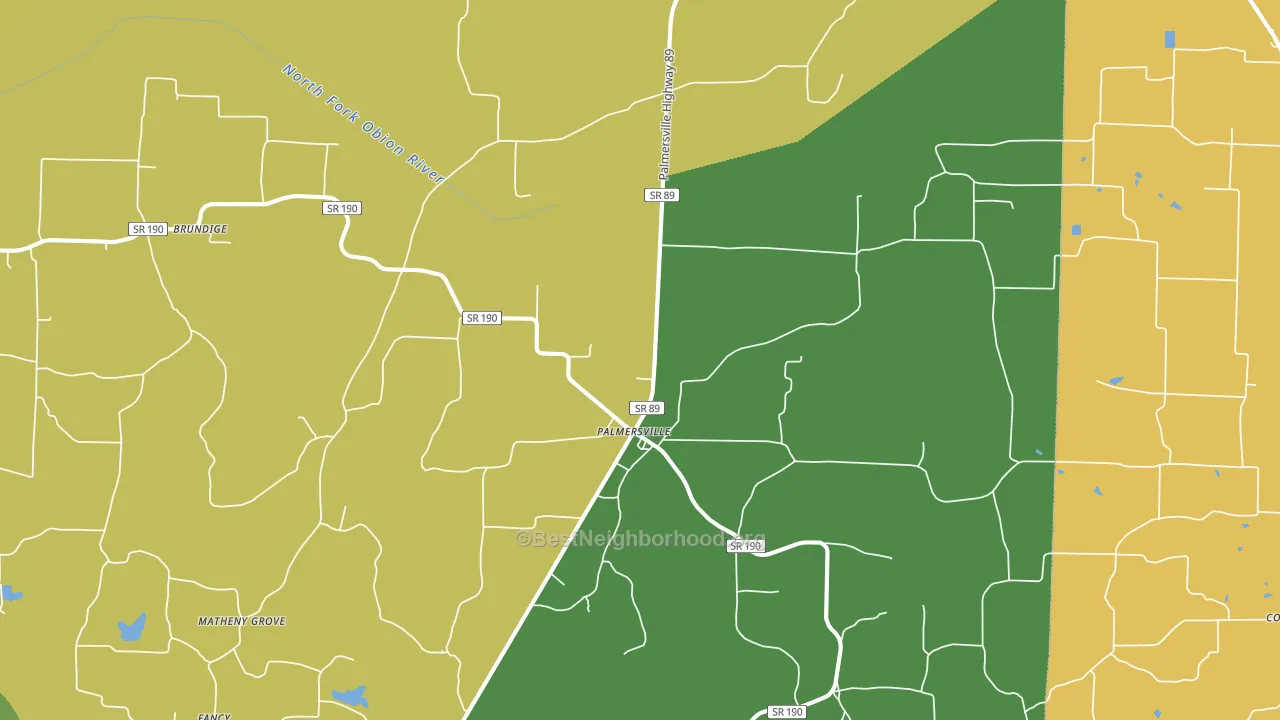38241, TN block-group voter-turnout map