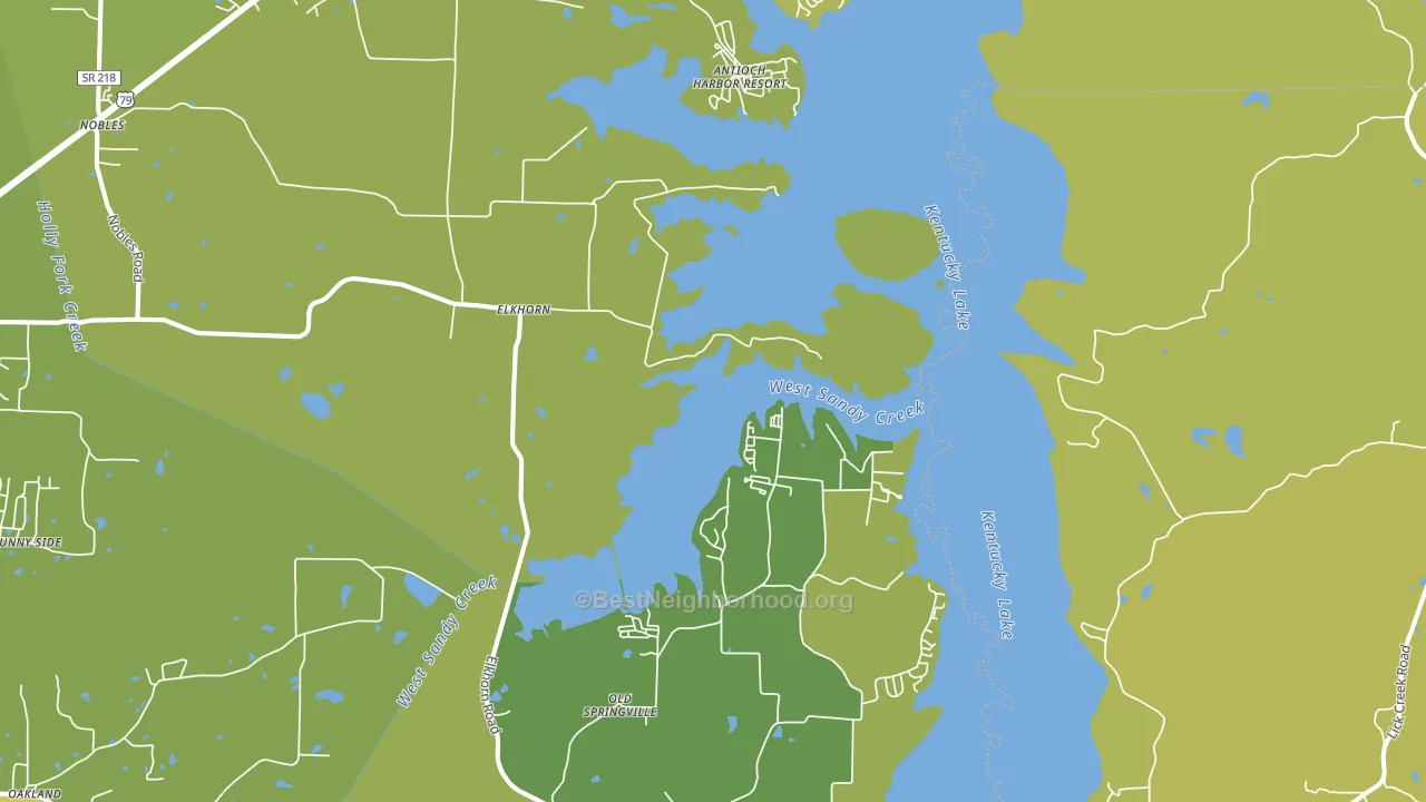 38256, TN block-group voter-turnout map