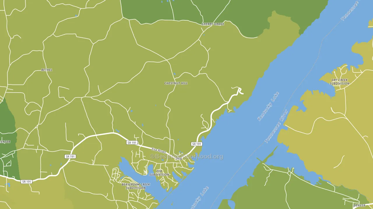 38333, TN block-group voter-turnout map