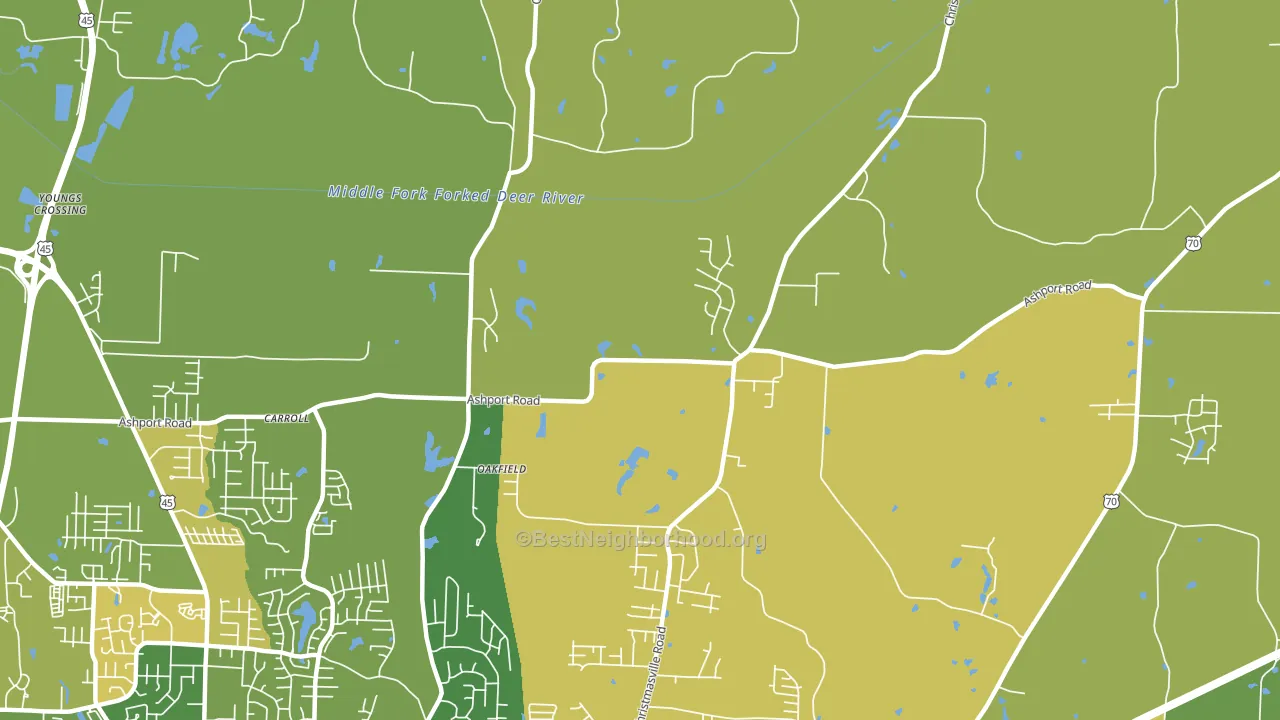 38362, TN block-group voter-turnout map