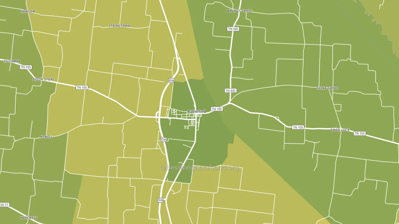 38369, TN block-group voter-turnout map