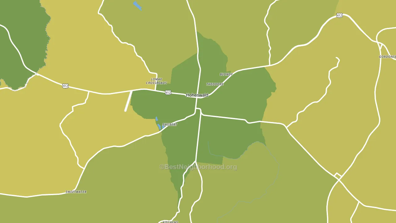 38462, TN block-group voter-turnout map