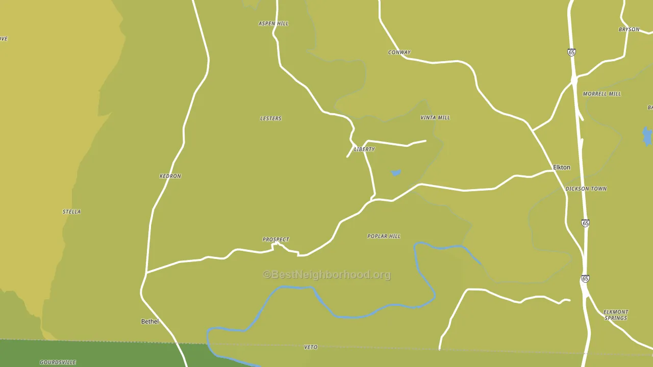 38477, TN block-group voter-turnout map