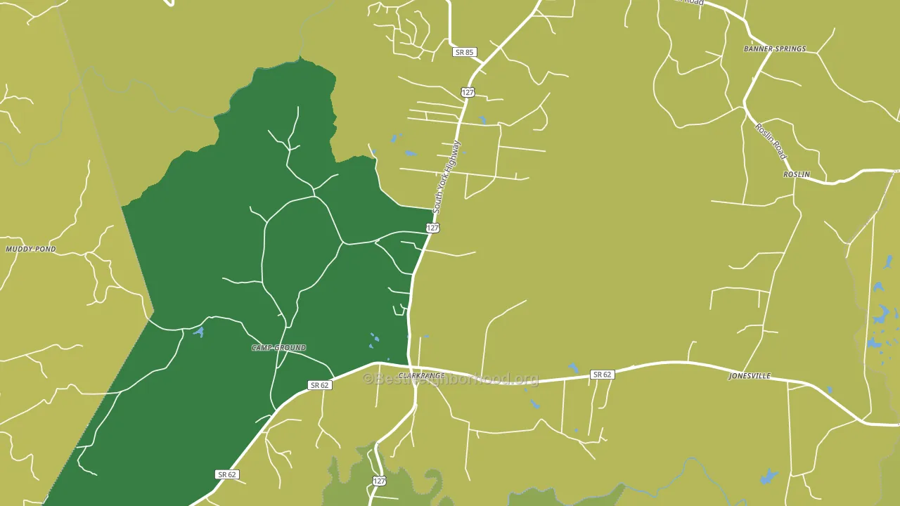 38553, TN block-group voter-turnout map