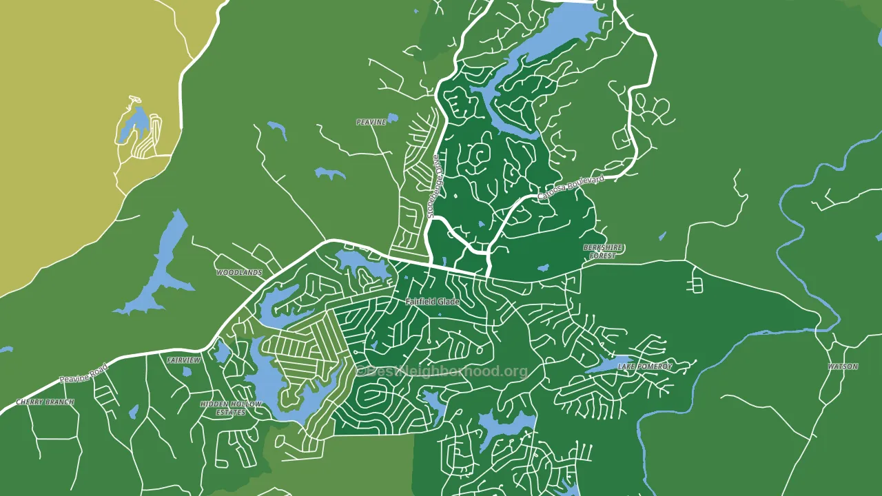 38558, TN block-group voter-turnout map