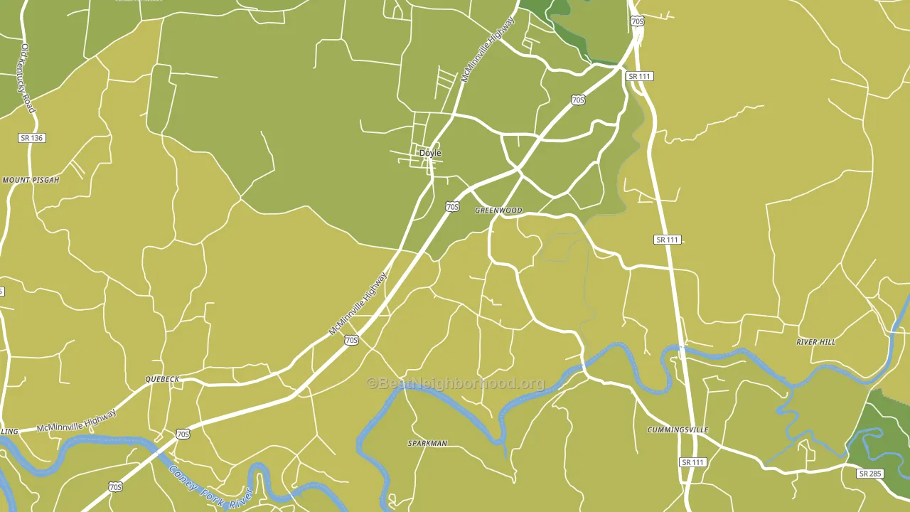 38559, TN block-group voter-turnout map