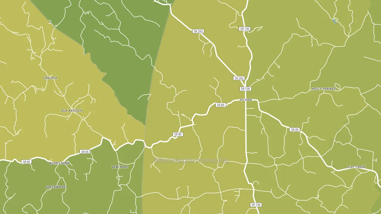 38568, TN block-group voter-turnout map