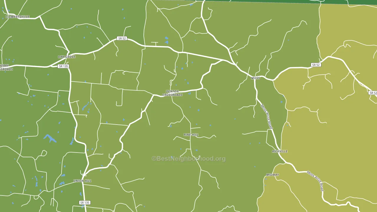 38575, TN block-group voter-turnout map
