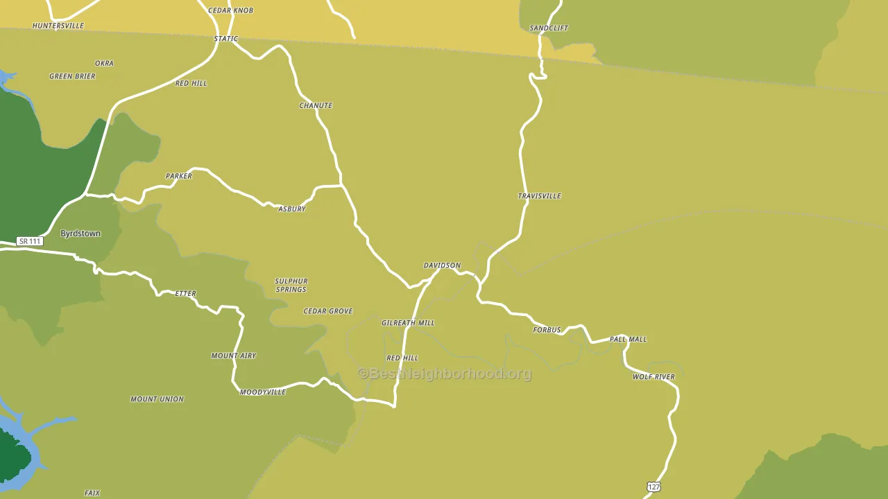 38577, TN block-group voter-turnout map