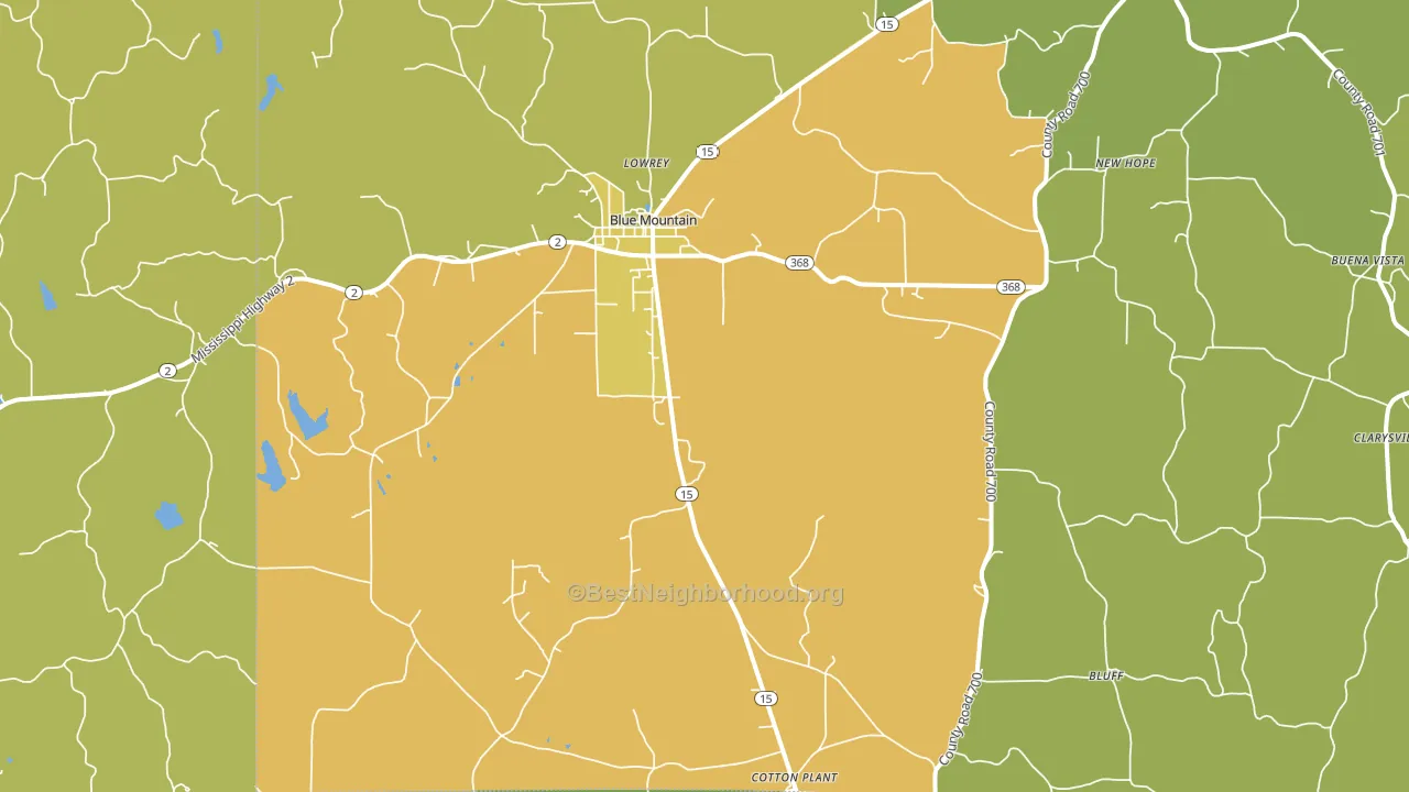 38610, MS block-group voter-turnout map