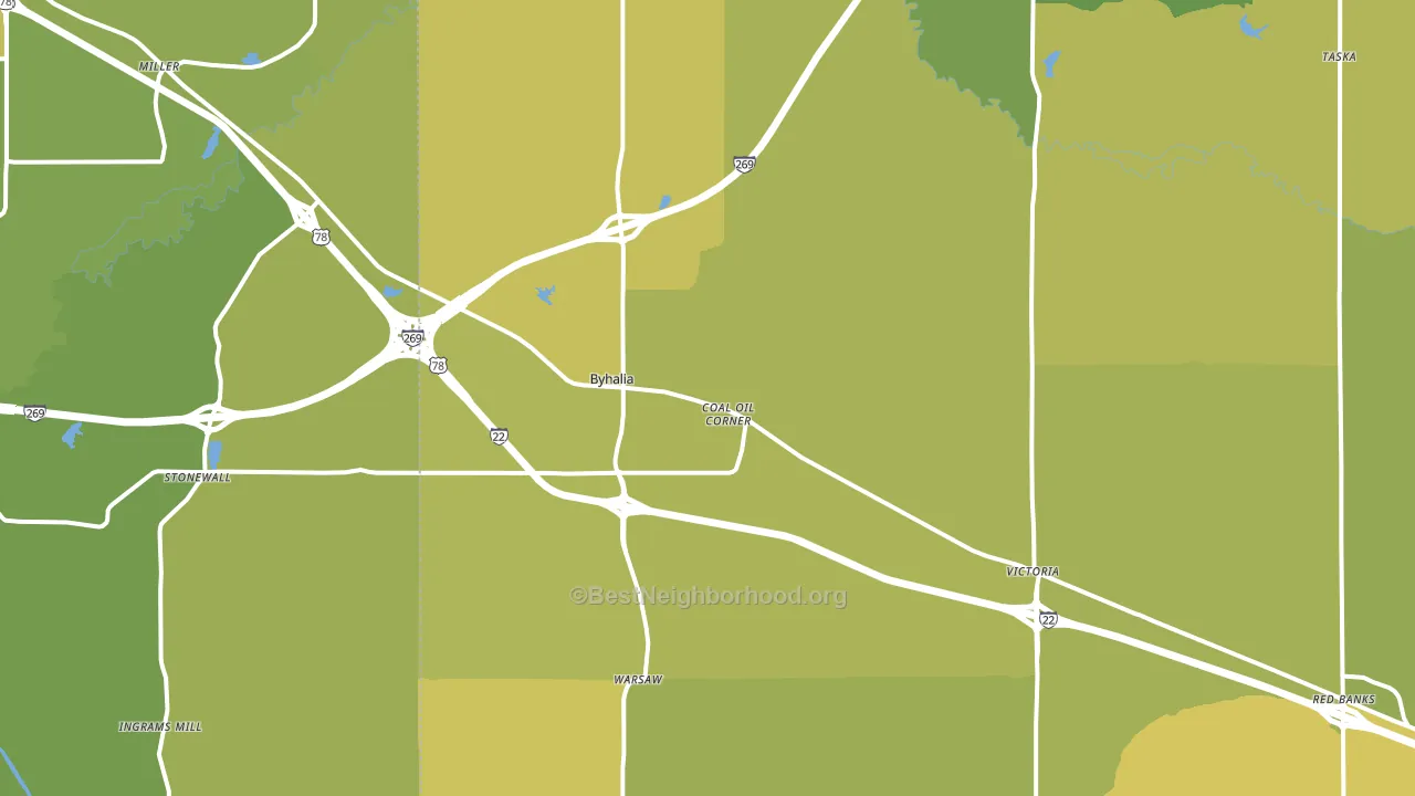 38611, MS block-group voter-turnout map
