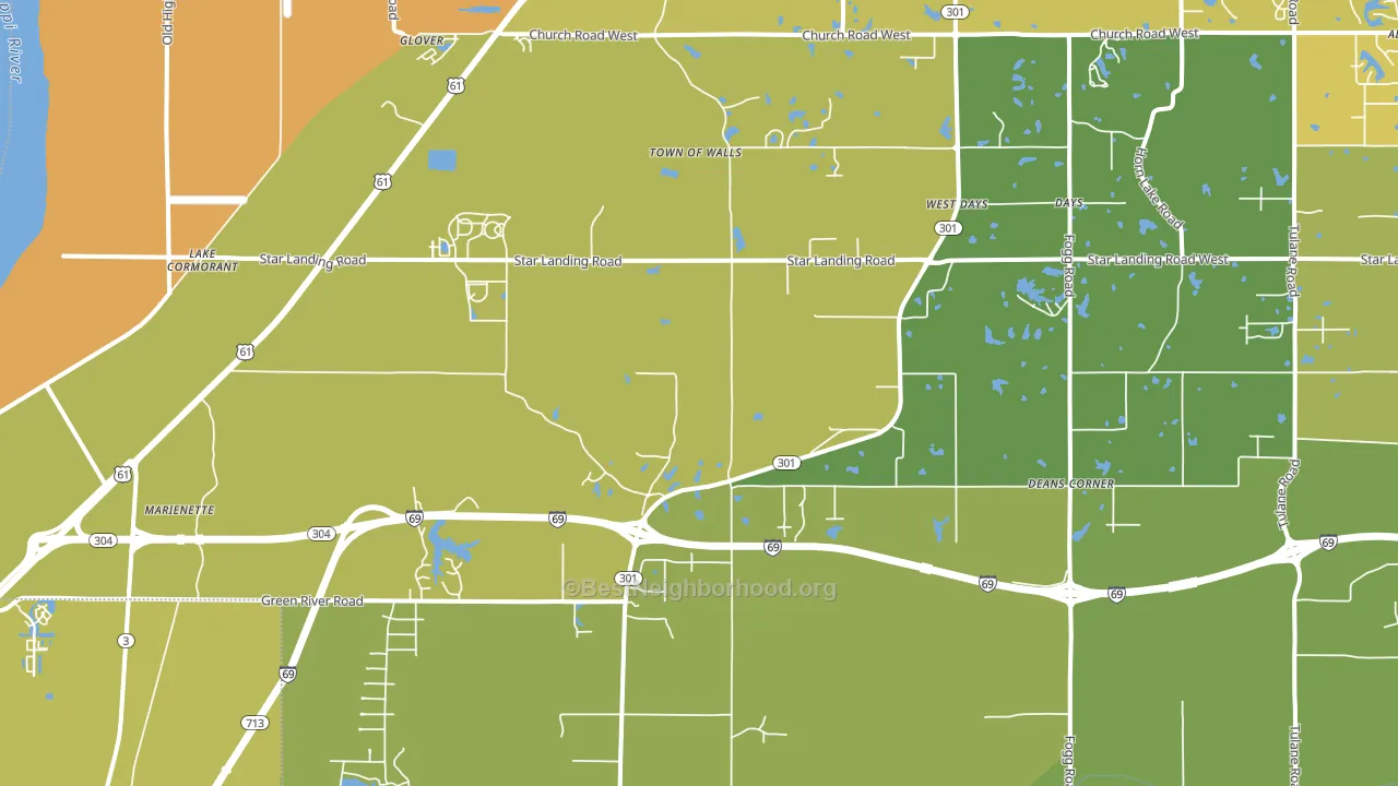 38641, MS block-group voter-turnout map