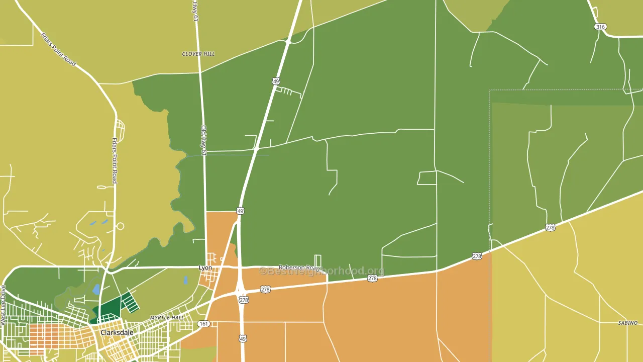 38645, MS block-group voter-turnout map