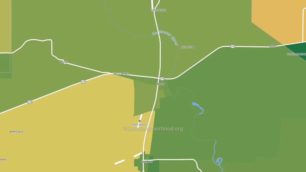 38646, MS block-group voter-turnout map