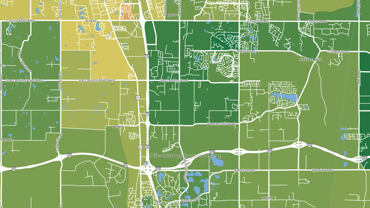 38651, MS block-group voter-turnout map