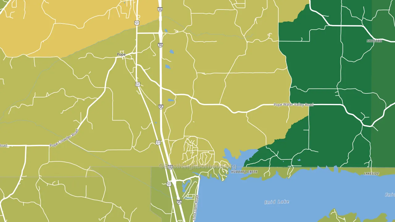38658, MS block-group voter-turnout map