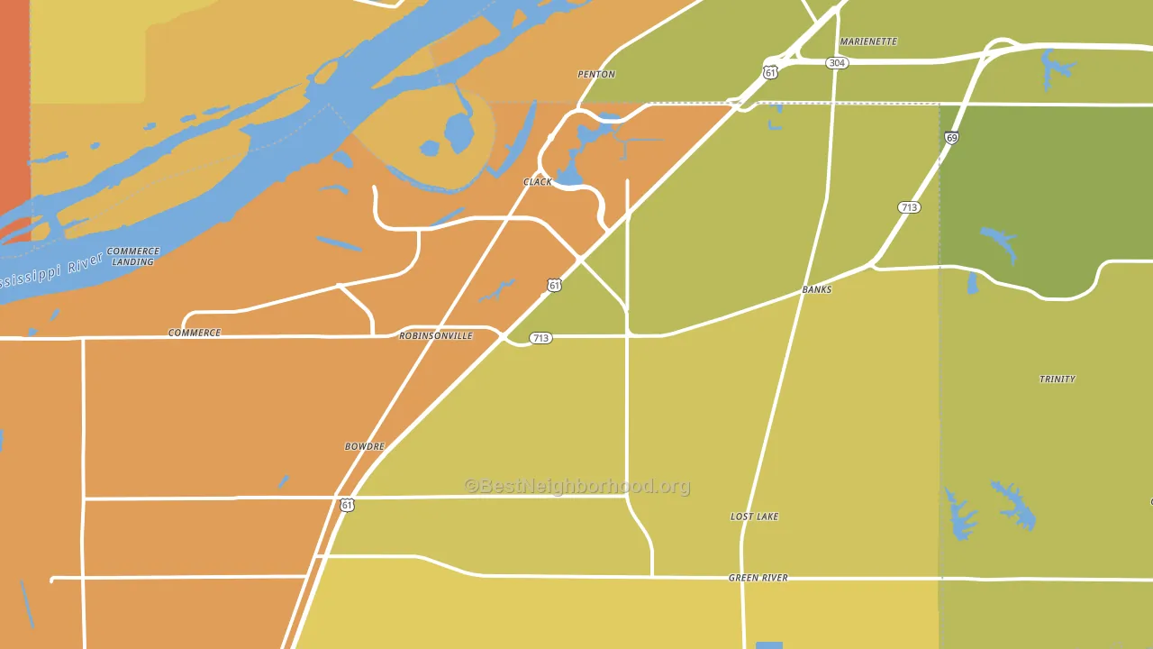 38664, MS block-group voter-turnout map