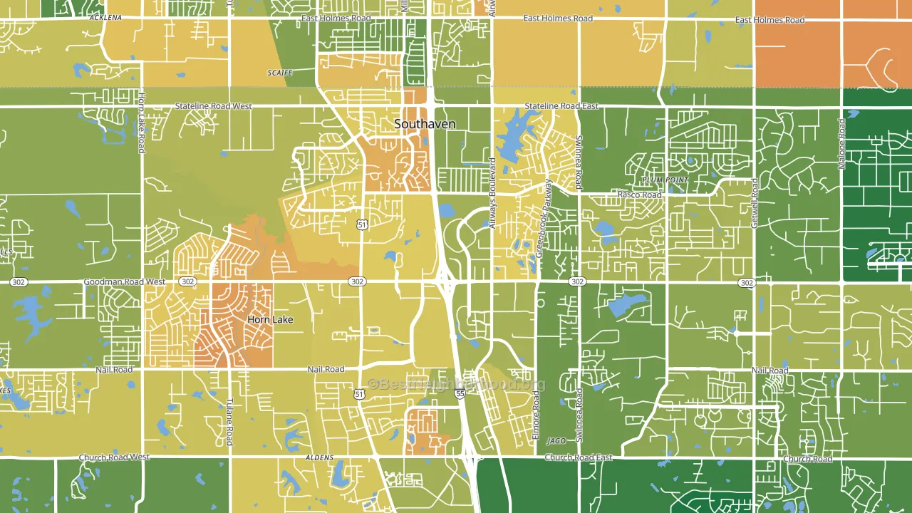 38671, MS block-group voter-turnout map