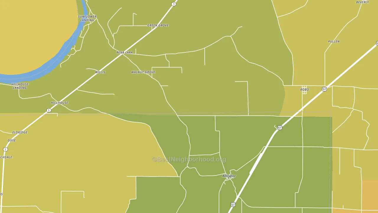 38720, MS block-group voter-turnout map