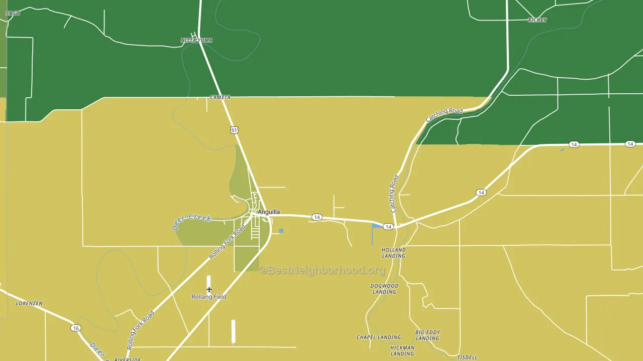 38721, MS block-group voter-turnout map