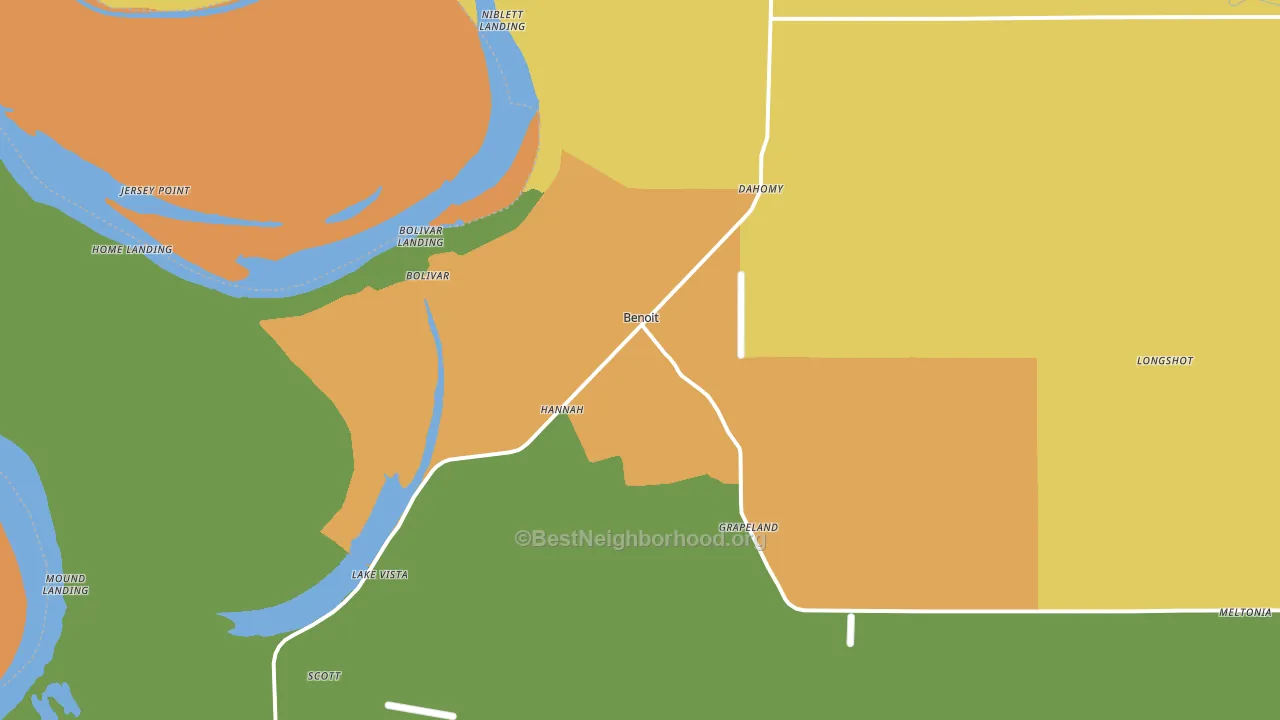 38725, MS block-group voter-turnout map