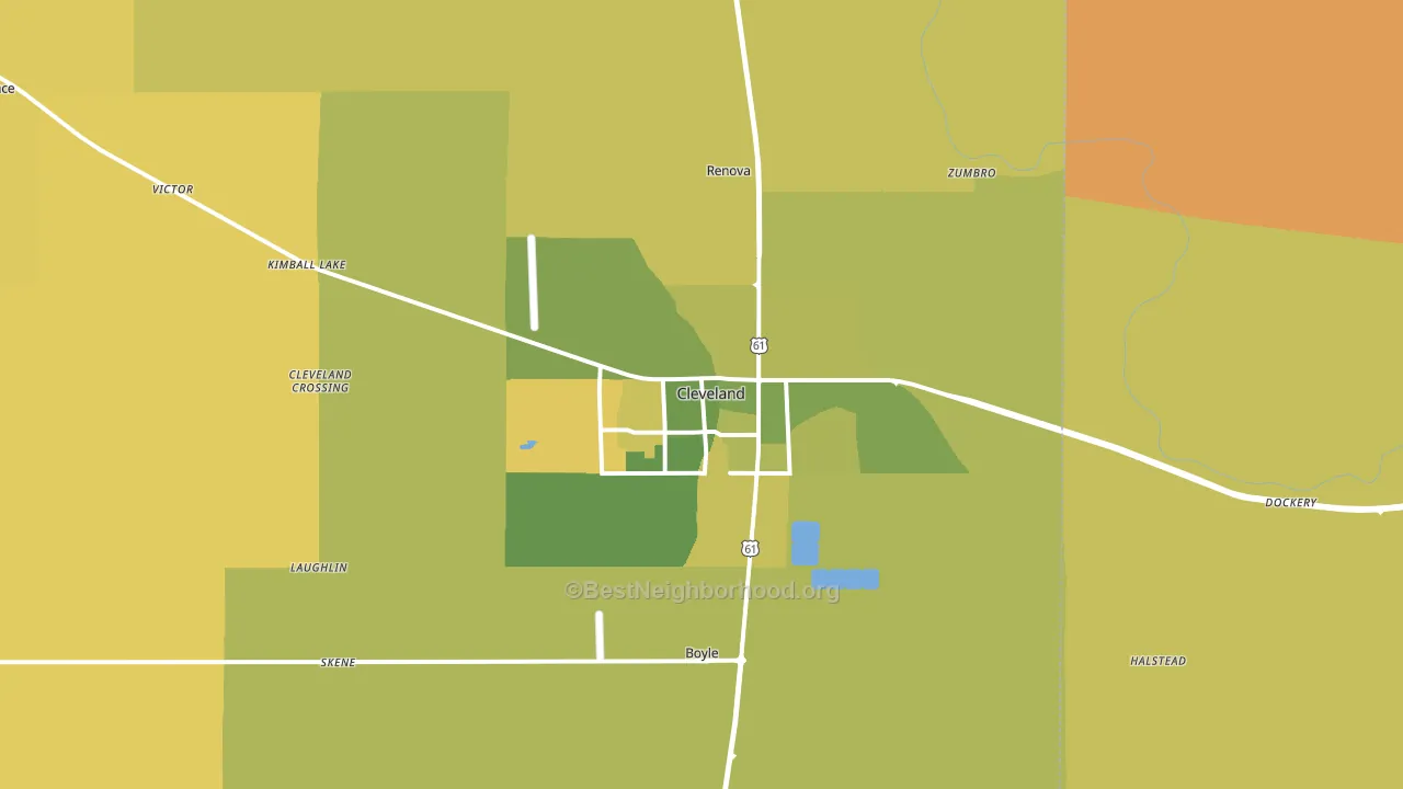 38732, MS block-group voter-turnout map