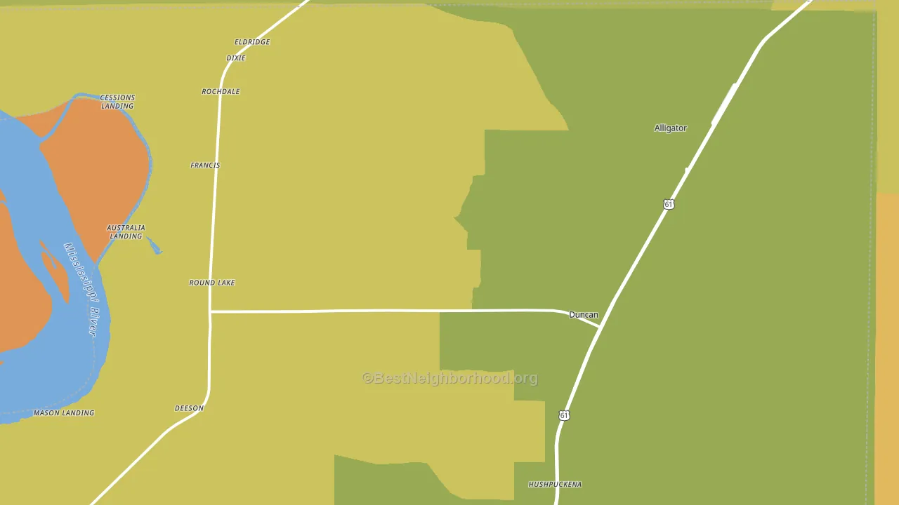 38740, MS block-group voter-turnout map