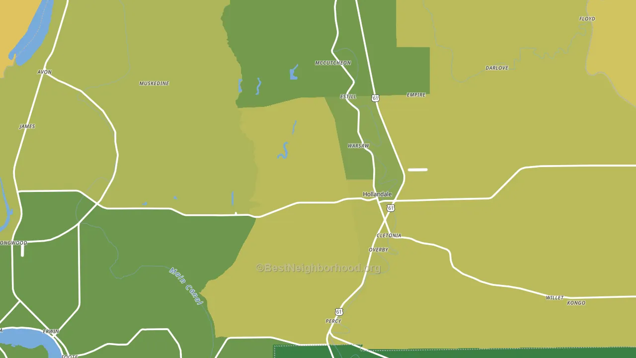 38748, MS block-group voter-turnout map