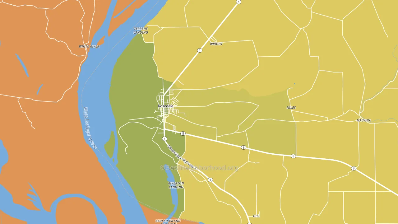 38769, MS block-group voter-turnout map
