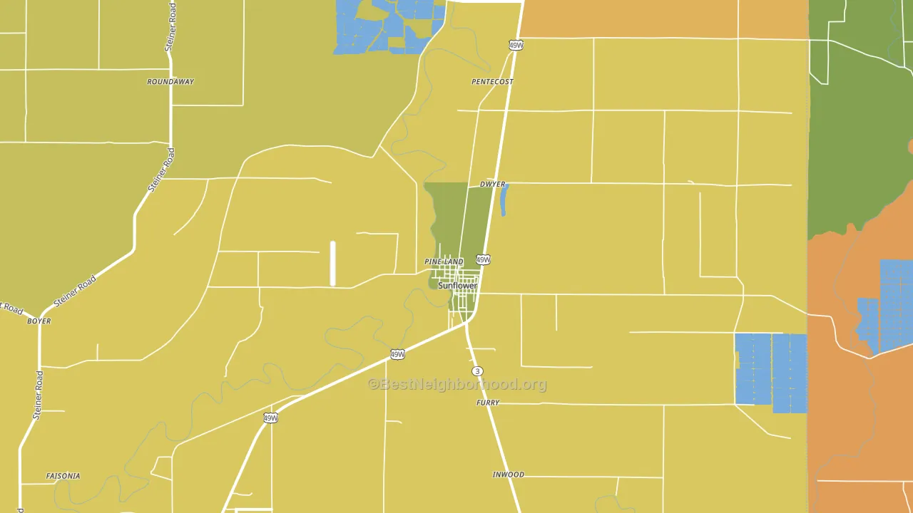 38778, MS block-group voter-turnout map