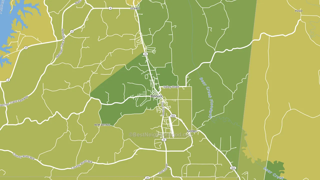 38827, MS block-group voter-turnout map