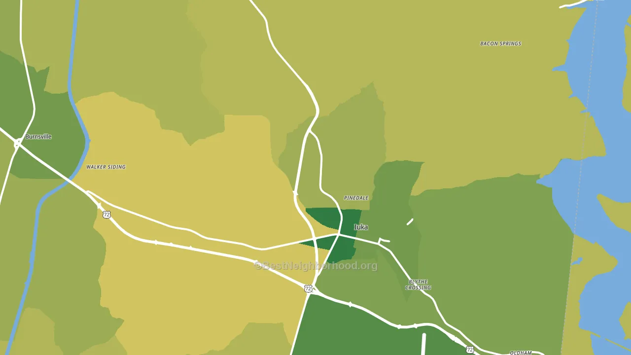 38852, MS block-group voter-turnout map