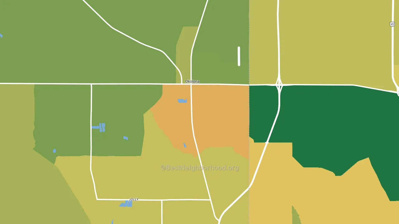 38860, MS block-group voter-turnout map
