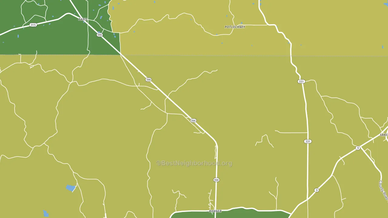 38913, MS block-group voter-turnout map