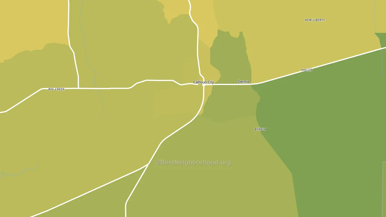 38916, MS block-group voter-turnout map