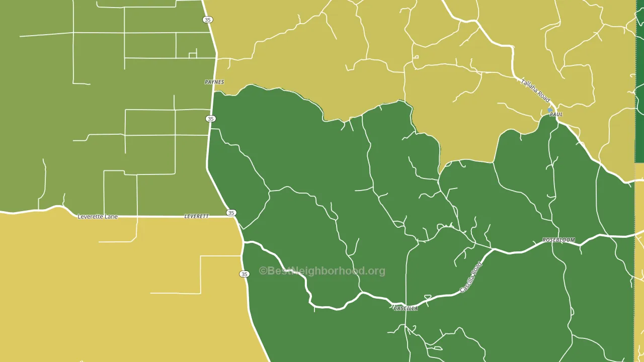 38920, MS block-group voter-turnout map