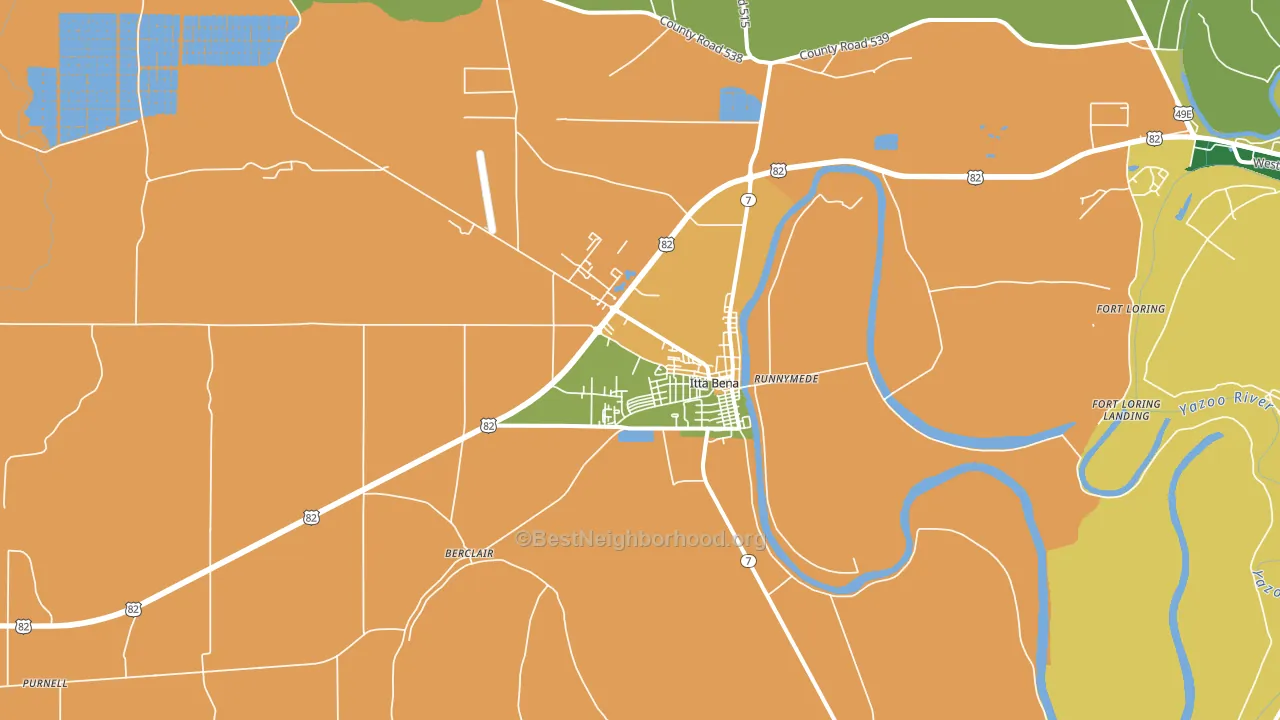 38941, MS block-group voter-turnout map