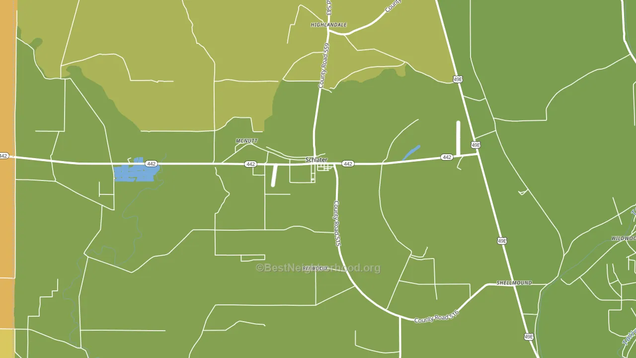38952, MS block-group voter-turnout map