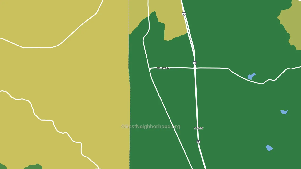 38961, MS block-group voter-turnout map