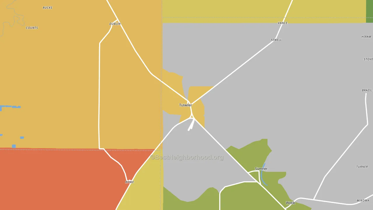 38963, MS block-group voter-turnout map