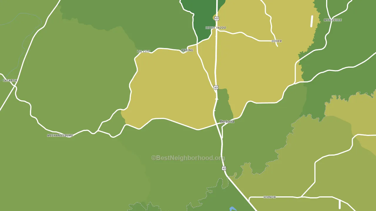 39040, MS block-group voter-turnout map
