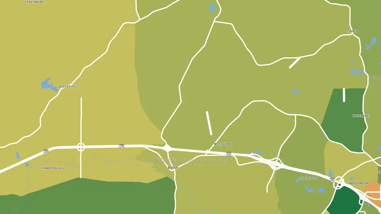 39041, MS block-group voter-turnout map