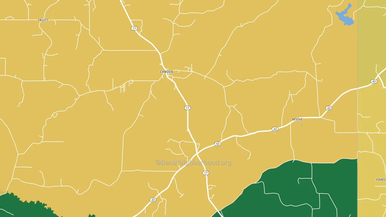 39045, MS block-group voter-turnout map