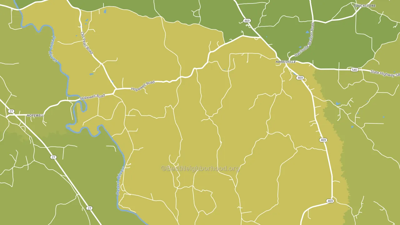 39082, MS block-group voter-turnout map