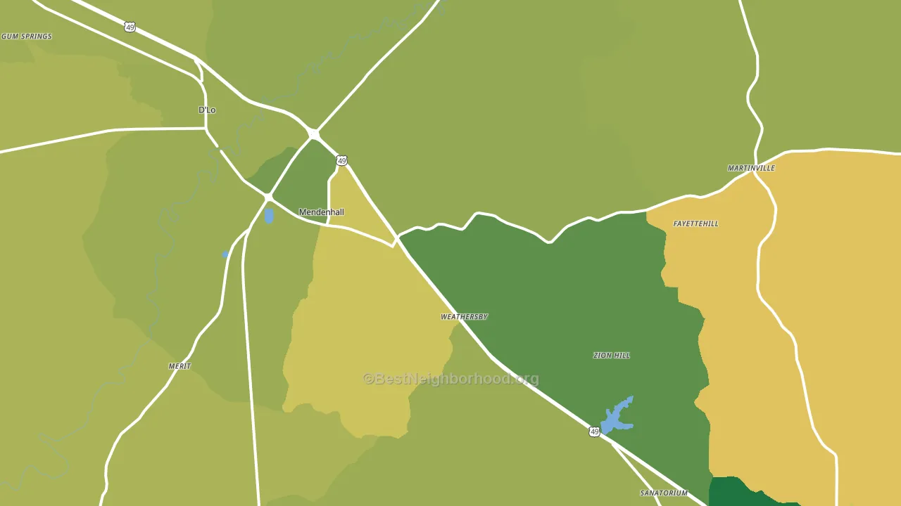 39114, MS block-group voter-turnout map
