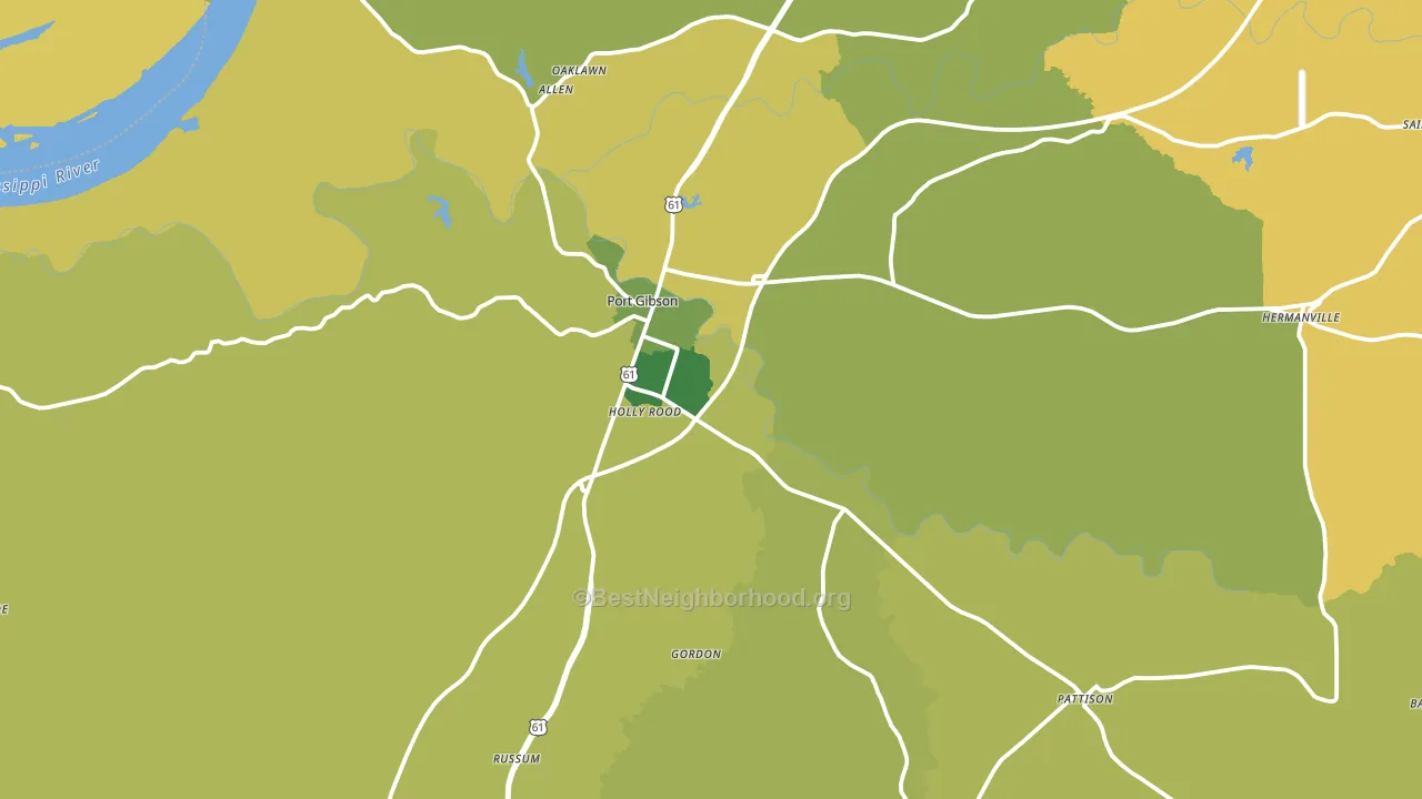 39150, MS block-group voter-turnout map